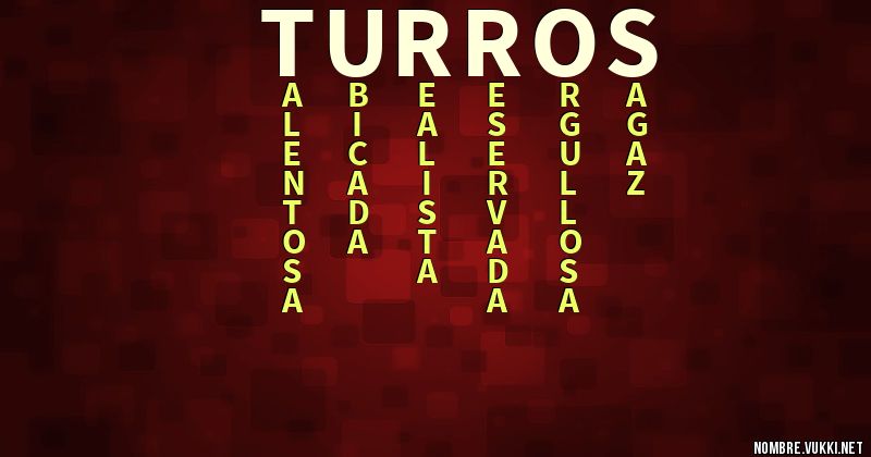 Acróstico turros