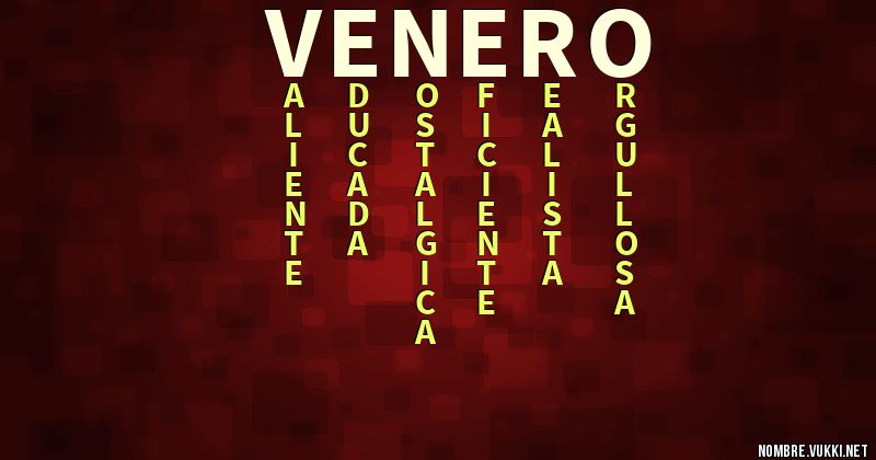 Acróstico venero}