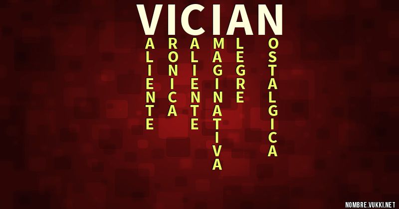 Acróstico vician