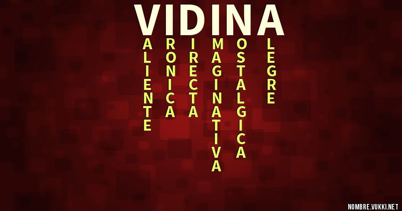 Acróstico vidina