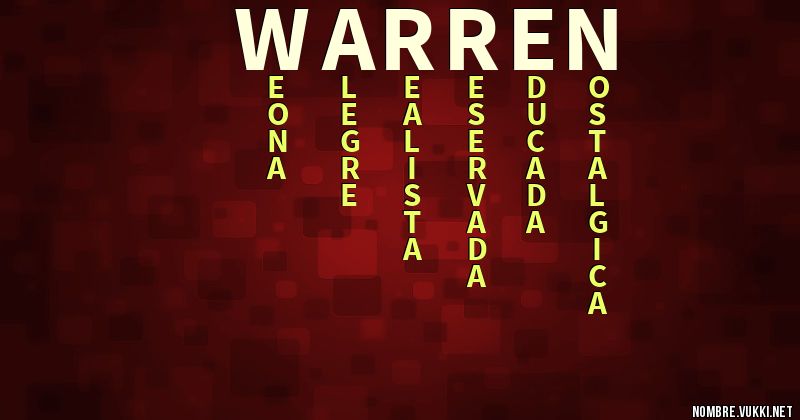 Acróstico warren