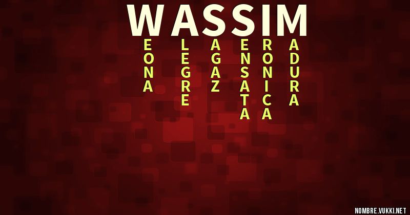 Acróstico wassim