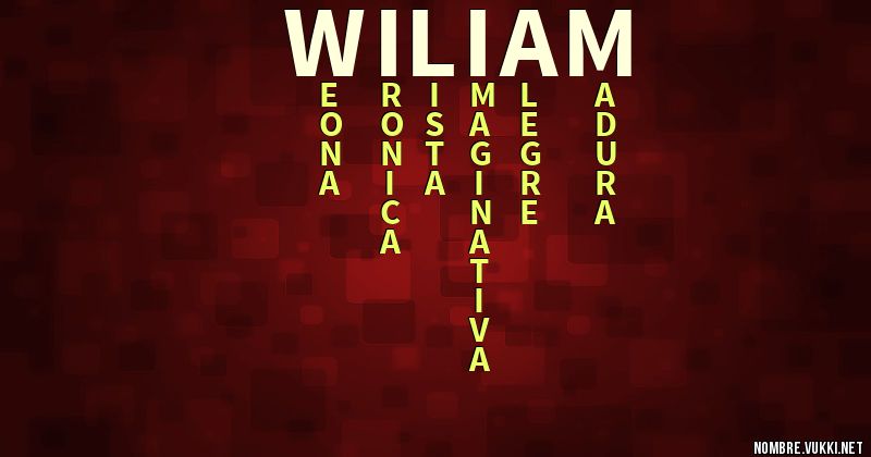Acróstico wiliam