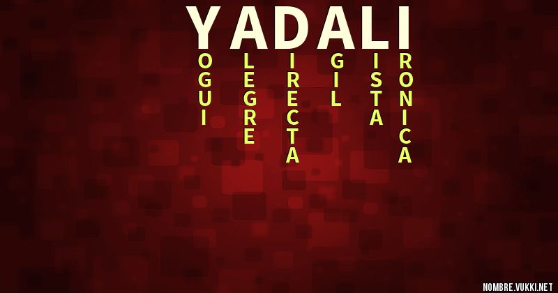 Acróstico yadali