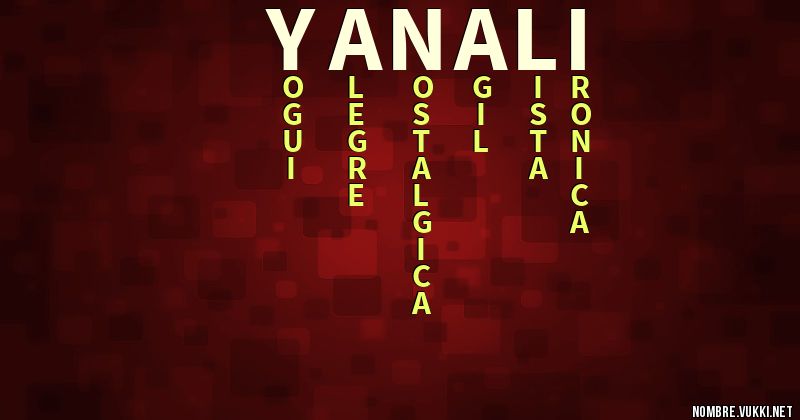 Acróstico yanali