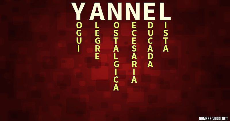 Acróstico yannel