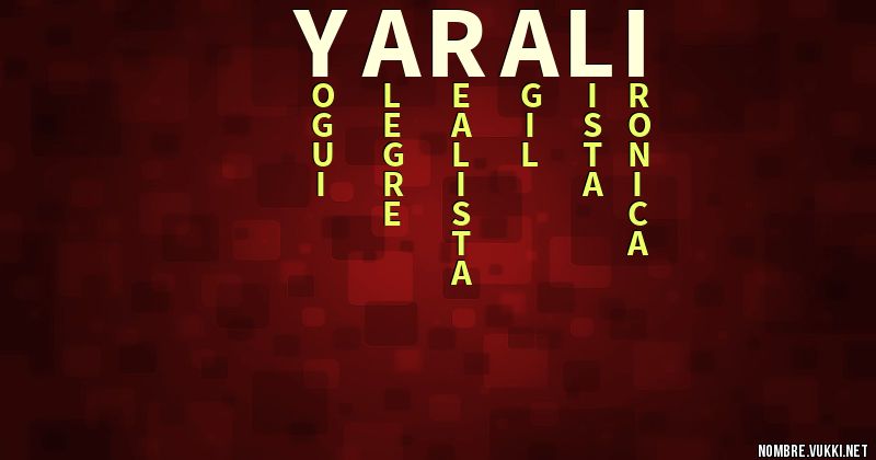 Acróstico yarali