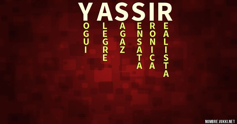 Acróstico yassir