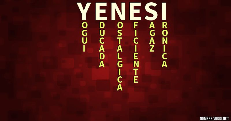 Acróstico yenesi