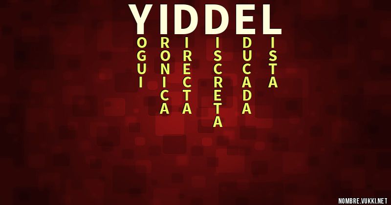 Acróstico yiddel