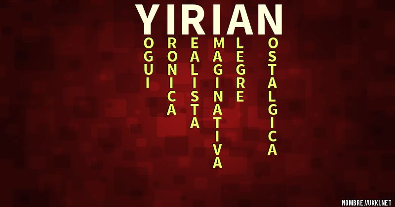 Acróstico yirian