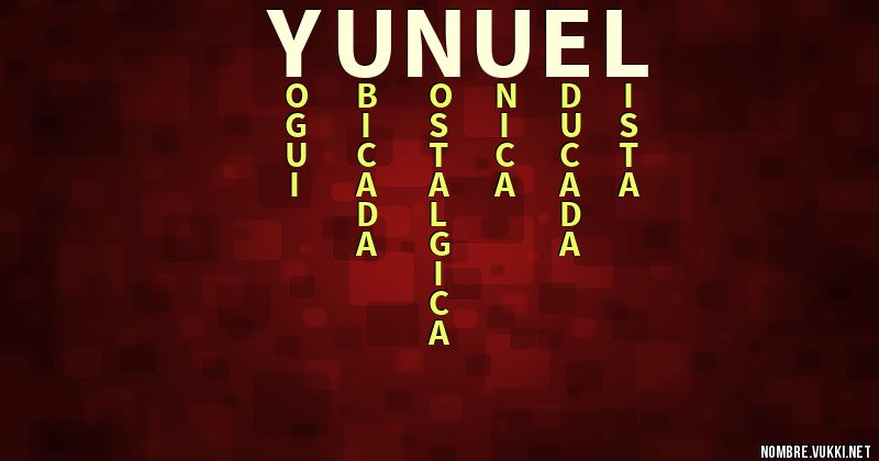 Acróstico yunuel