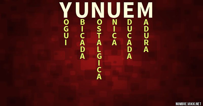 Acróstico yunuem