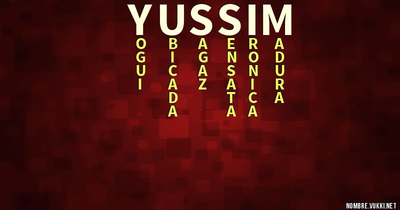 Acróstico yussim