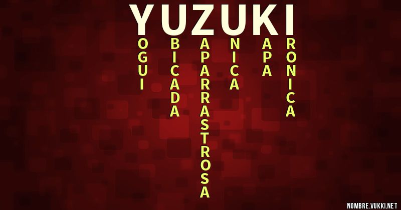 Acróstico yuzuki