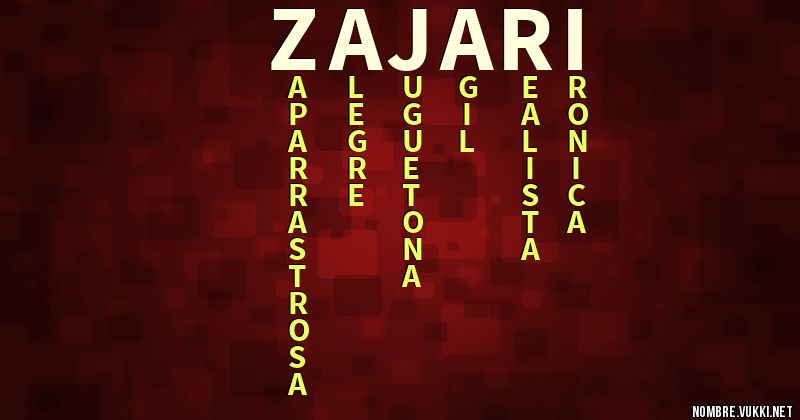 Acróstico zajari