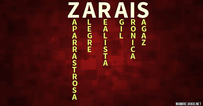 Acróstico zarais