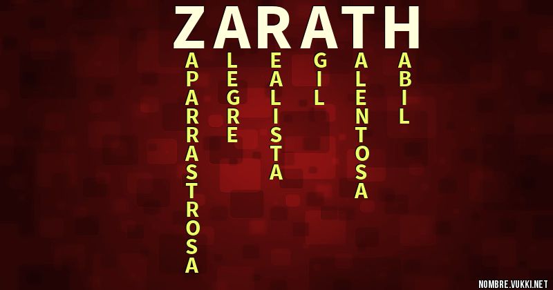 Acróstico zarath