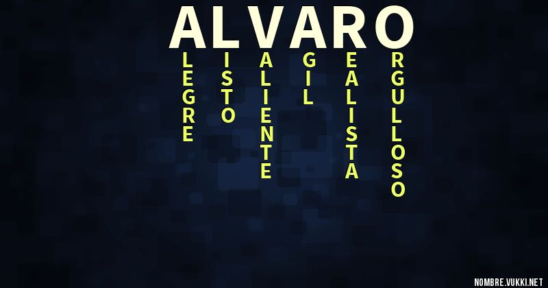 Acróstico álvaro