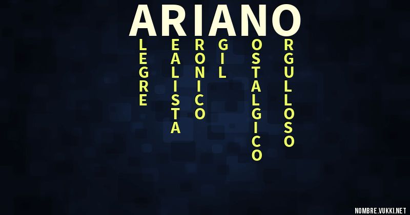 Acróstico ariano
