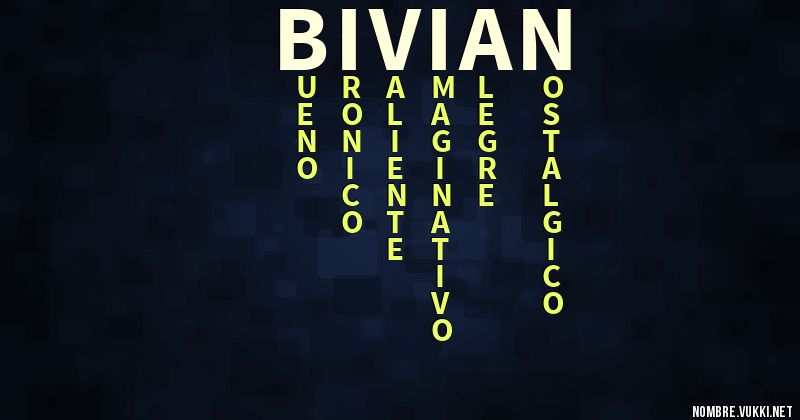 Acróstico bivian