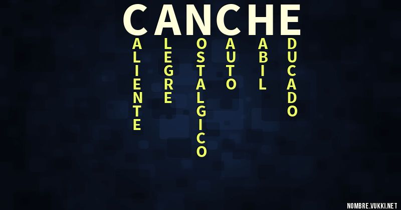 Acróstico canche