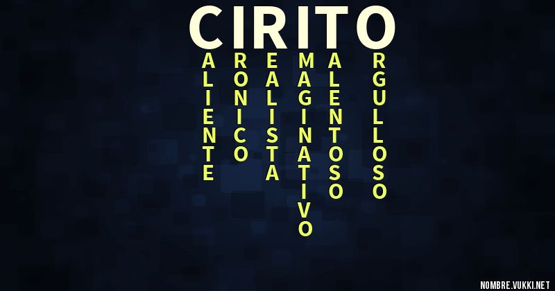 Acróstico cirito