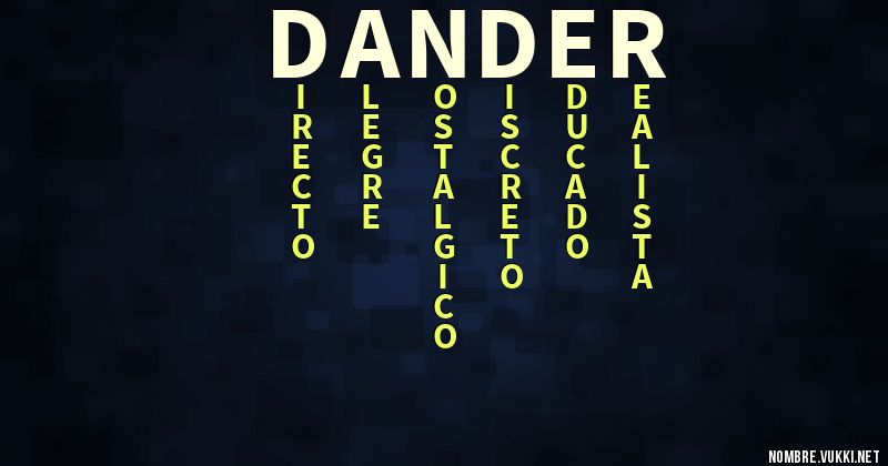 Acróstico dander
