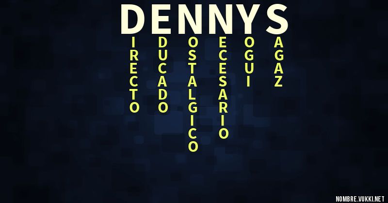 Acróstico dennys