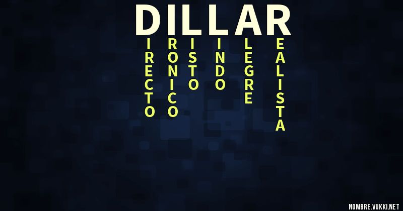 Acróstico dillar