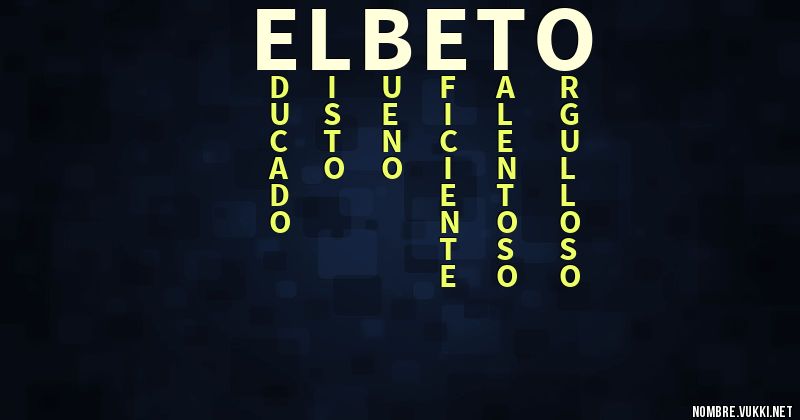 Acróstico el beto