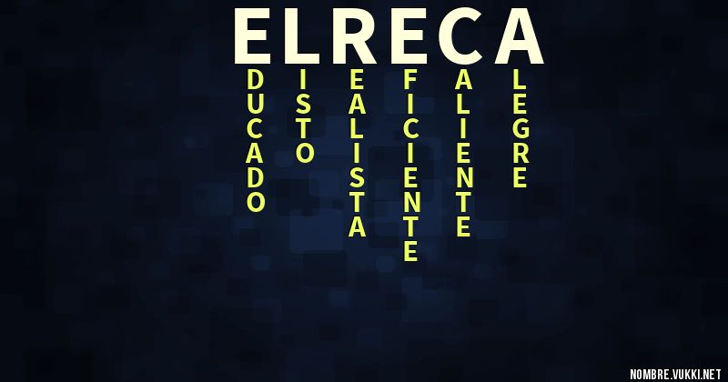 Acróstico el reca