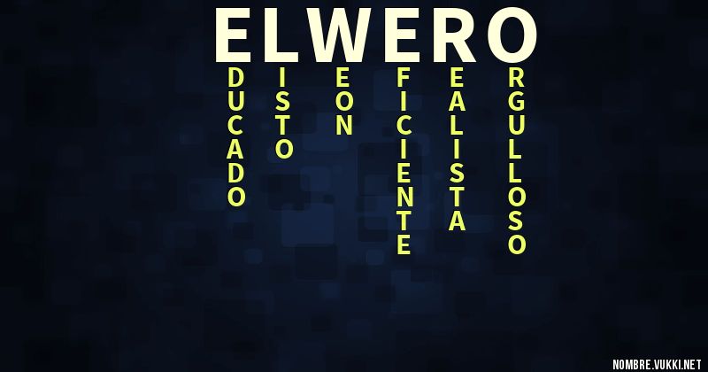 Acróstico el wero