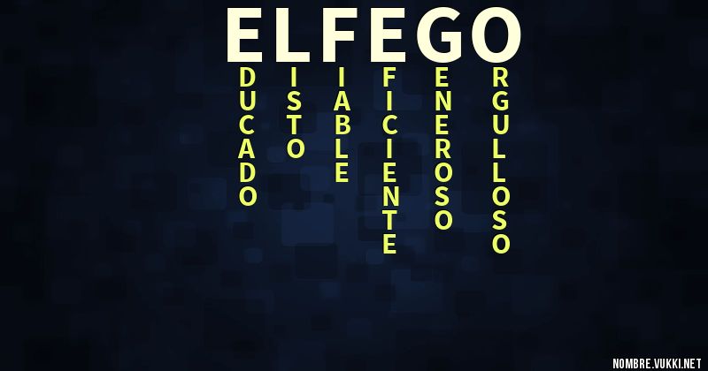 Acróstico elfego