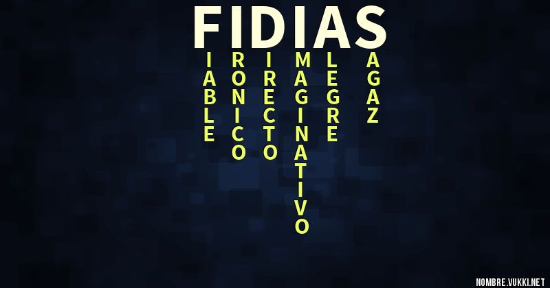 Acróstico fidias