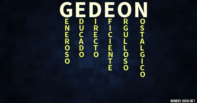 Acróstico gedeon