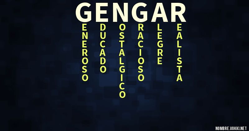 Acróstico gengar