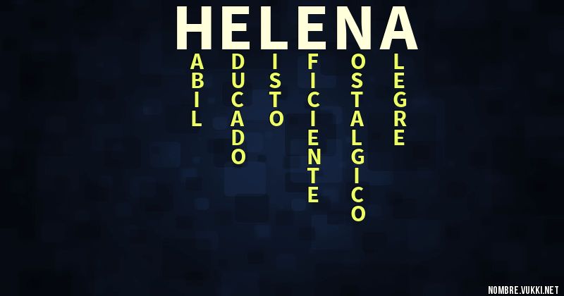 Acróstico helena