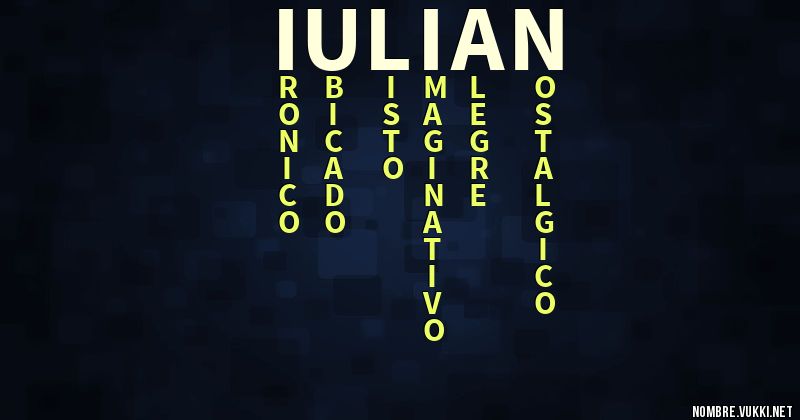 Acróstico iulian
