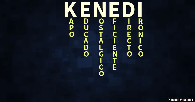 Acróstico kenedi