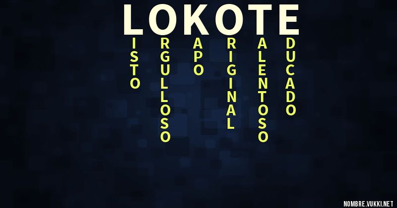 Acróstico lokote