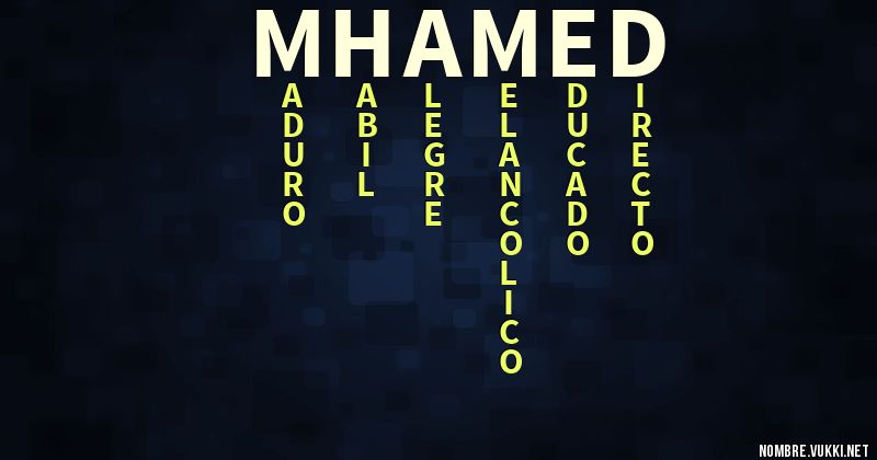 Acróstico mhamed