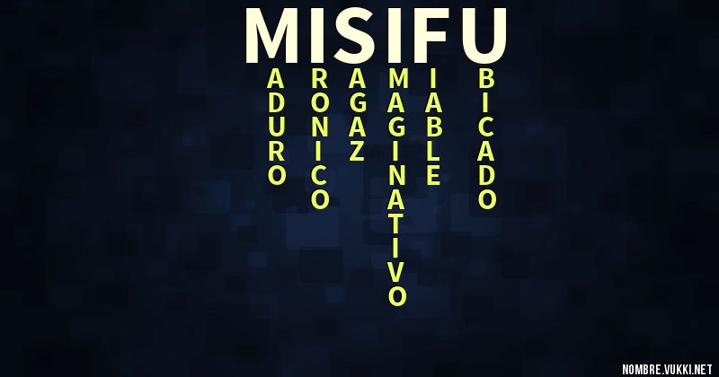 Acróstico misifu