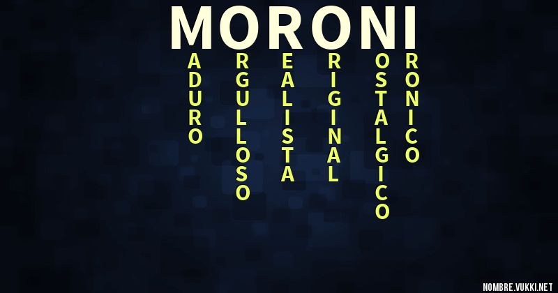Acróstico moroni