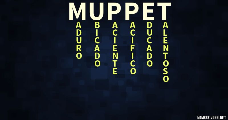 Acróstico muppet