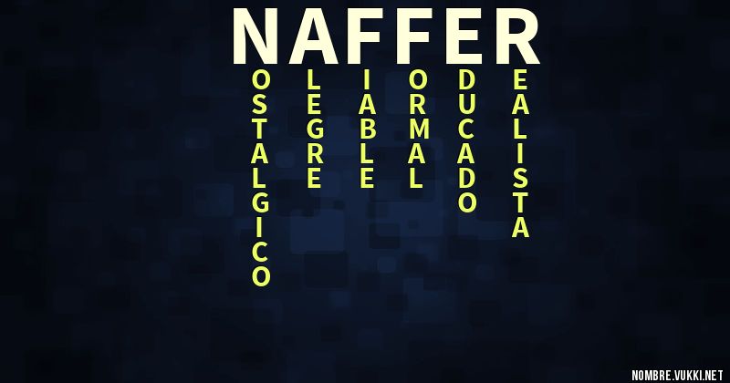 Acróstico naffer