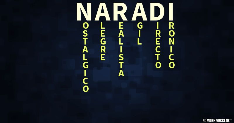 Acróstico naradi