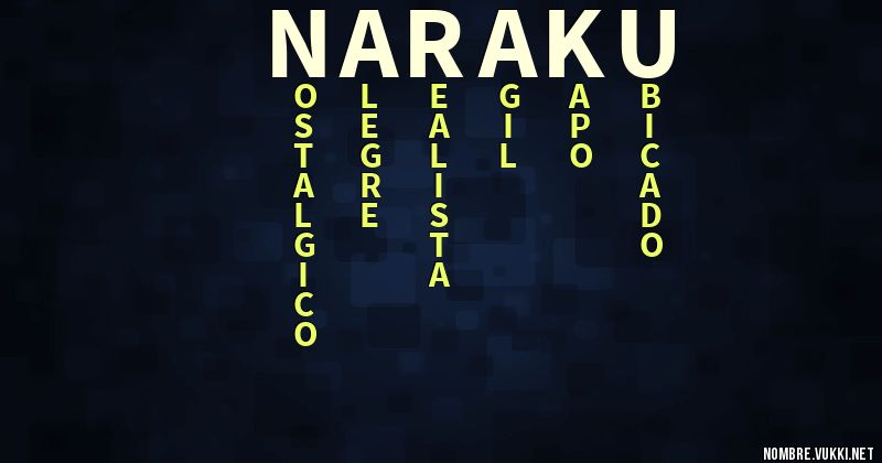 Acróstico naraku