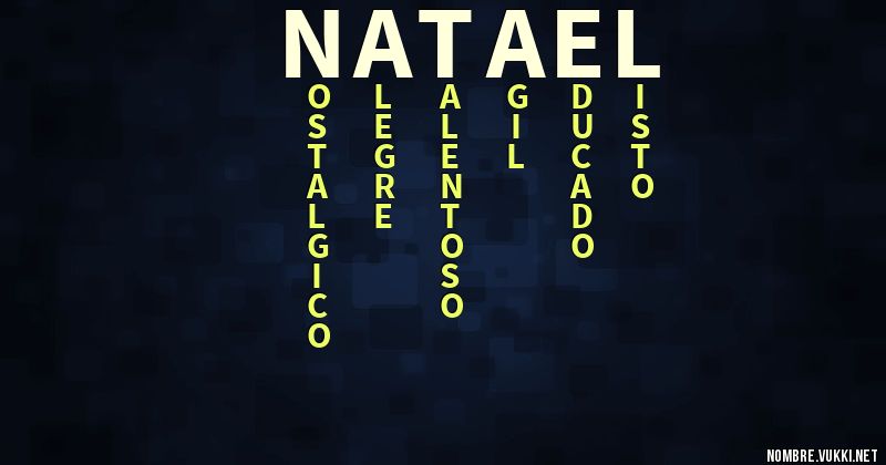 Acróstico natael