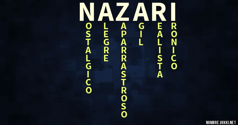 Acróstico nazari